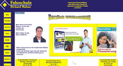 Desktop Screenshot of fahrschule-richard.de