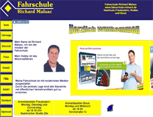 Tablet Screenshot of fahrschule-richard.de